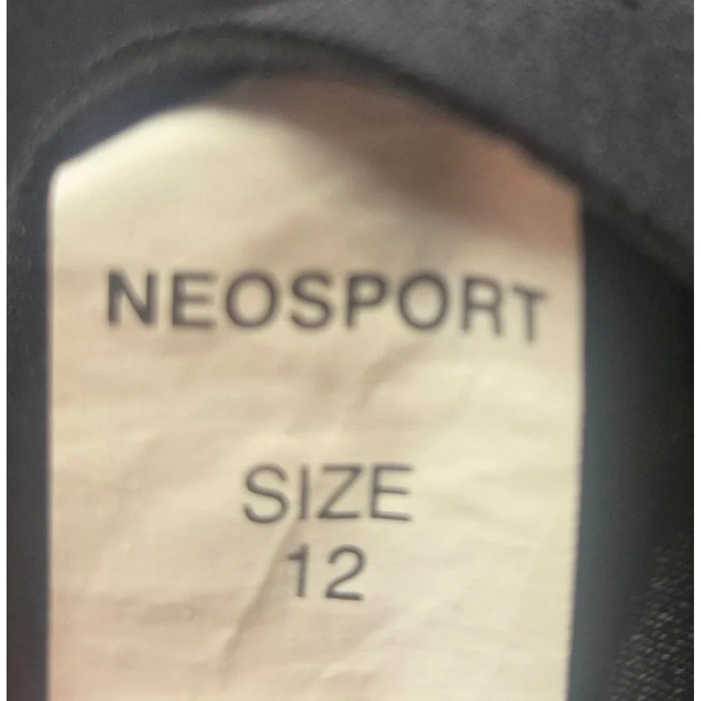 NeoSport 3/2mm Full Body Wetsuit Black Purple Size 12 Surfing Diving Snorkeling